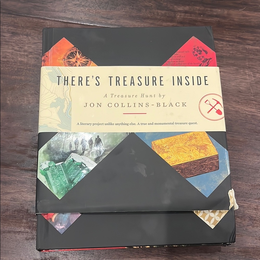 There's Treasure Inside by Jon Collins-Black - Black Hardcover Book